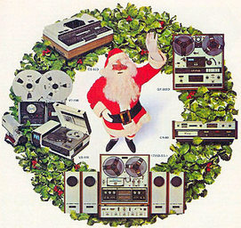 AKAI audio equipment 1970s christmas